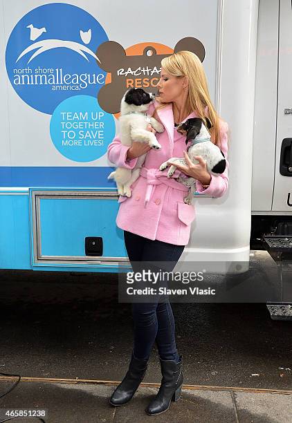 Beth Stern Visits "Fox & Friends" outside of FOX Studios on March 11, 2015 in New York City.