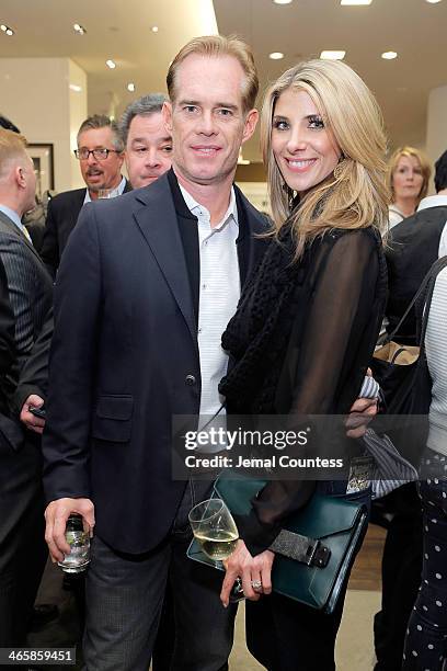 Sportscastor Joe Buck and Michelle Beisner attend the Saks Fifth Avenue Charitable Shopping Event To Benefit The Big Daddy Foundation on January 29,...