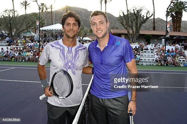 Tennis player Fernando Verdasco attends the 11th Annual Desert Smash Hosted By Will Ferrell Benefiting Cancer For College at La Quinta Resort and...
