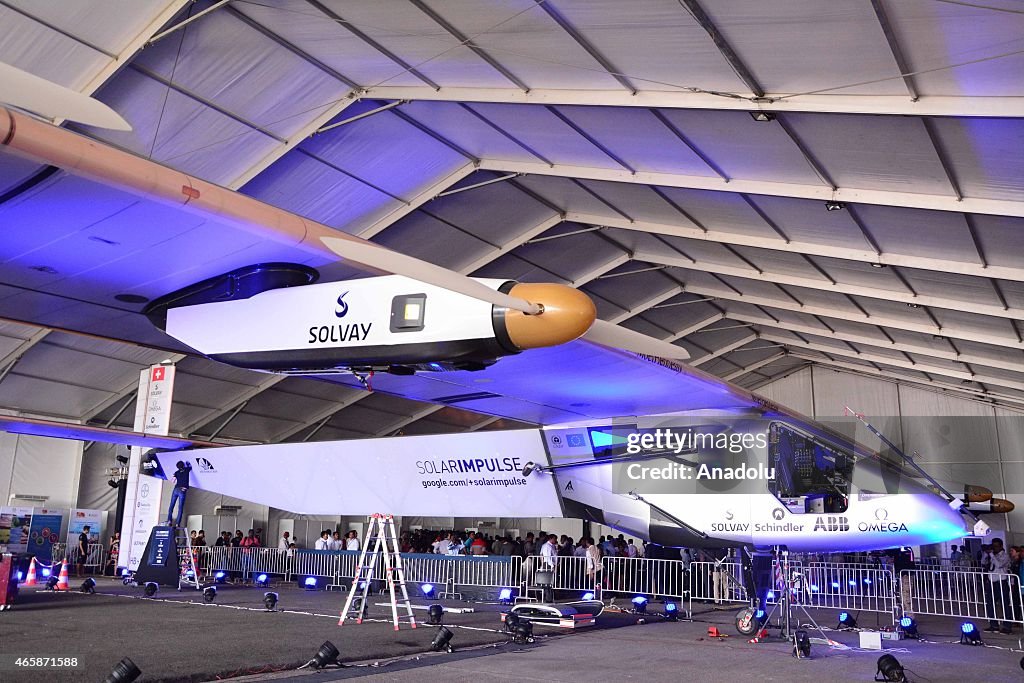 Solar Impulse 2 craft lands at Ahmadabad airport