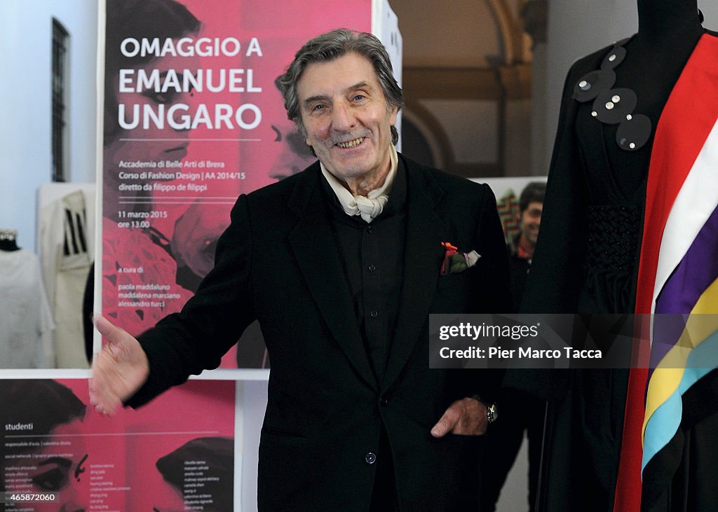 'Omaggio A Emanuel Ungaro' Exhibition Press Conference