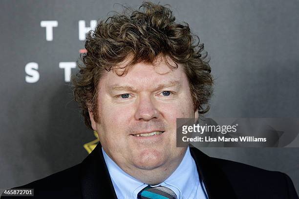 Stephen Hunter arrives at the 3rd Annual AACTA Awards Ceremony at The Star on January 30, 2014 in Sydney, Australia.