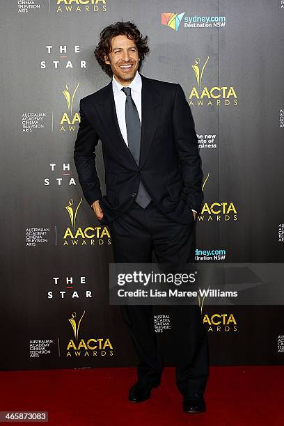 Don Hany arrives at the 3rd Annual AACTA Awards Ceremony at The Star on January 30, 2014 in Sydney, Australia.