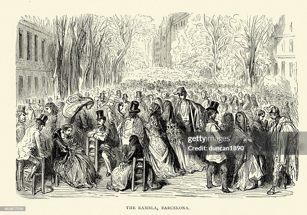 Spanish Pictures - La Rambla, Barcelona