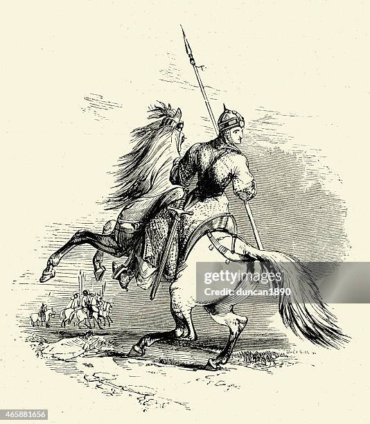 spanish pictures - el cid - el cid pictures stock illustrations