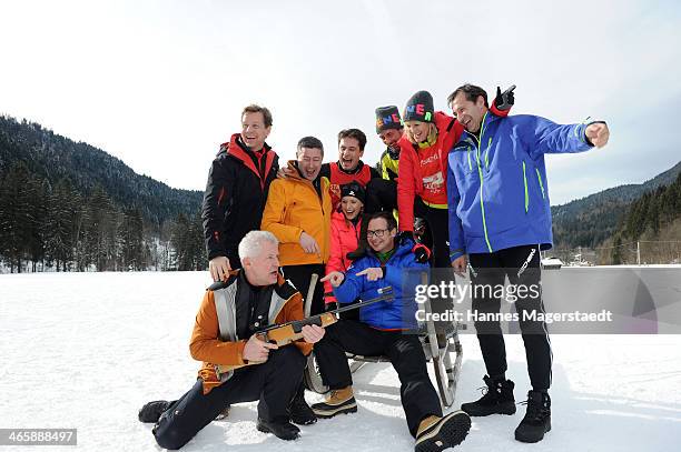 Thomas Heinze, Joachim Llambl, Miroslav Nemec, Matthias Opdenhoevel, Oliver Mommsen, Ulla Kock am Brink, Lars Riedel and Marco Schreyl attend the...