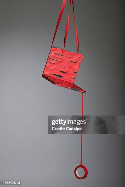 red tape covering laptop - cadalpe stock pictures, royalty-free photos & images