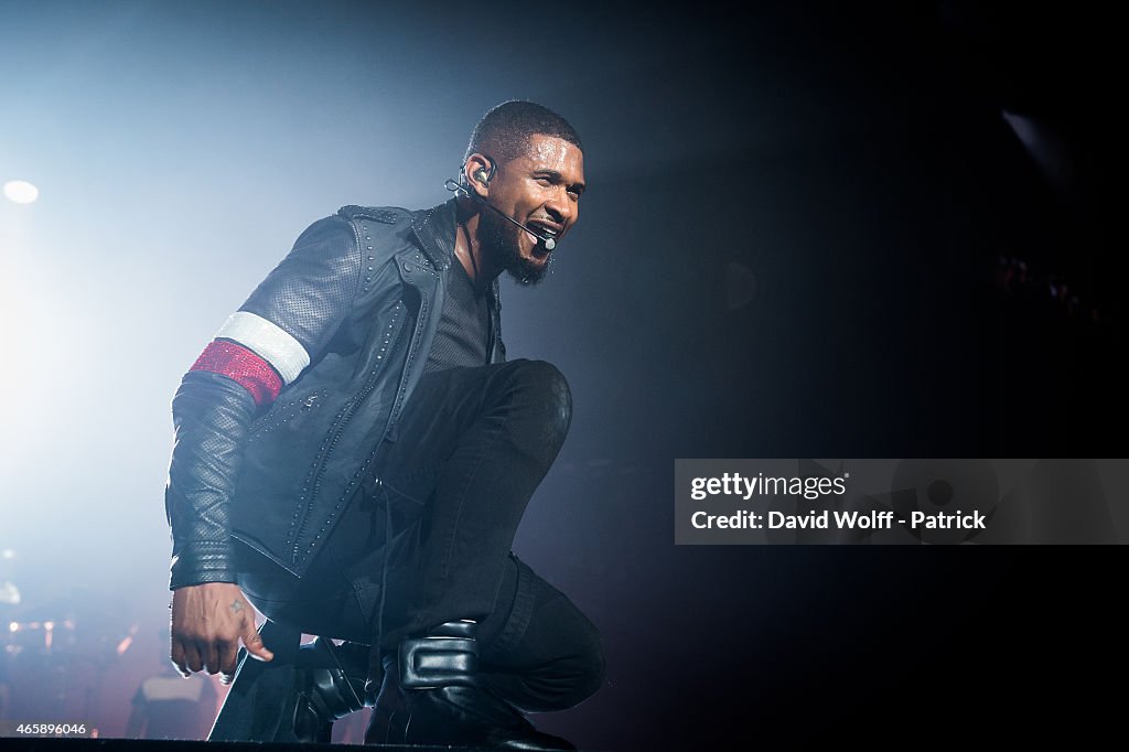 Usher Performs At Le Zenith In Paris