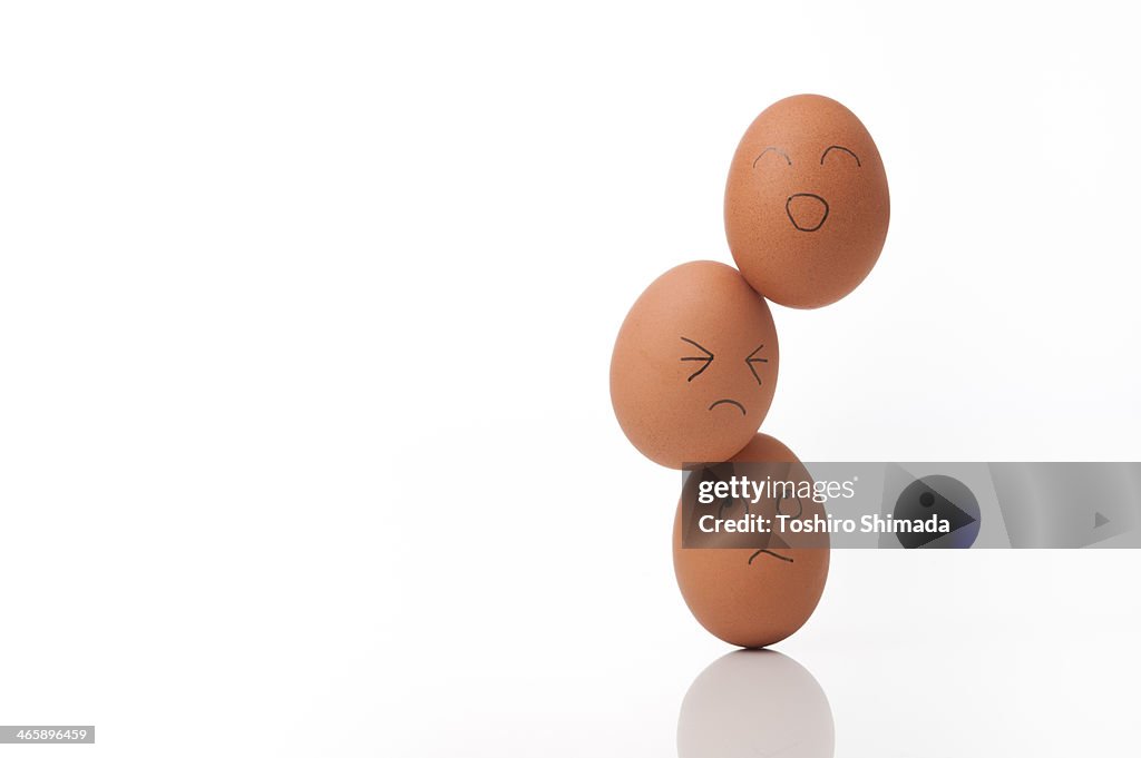 Three eggs