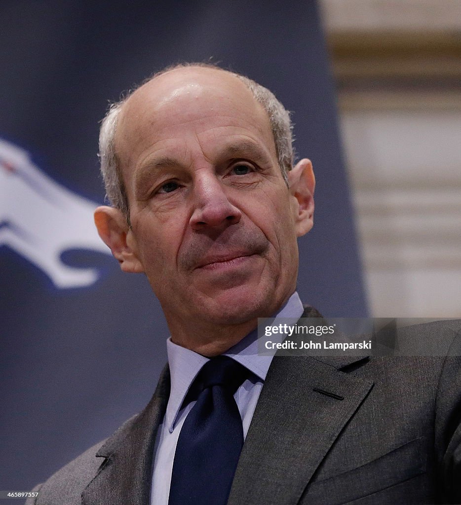 NY/NJ Super Bowl Host Committee Members Ring The NYSE Opening Bell