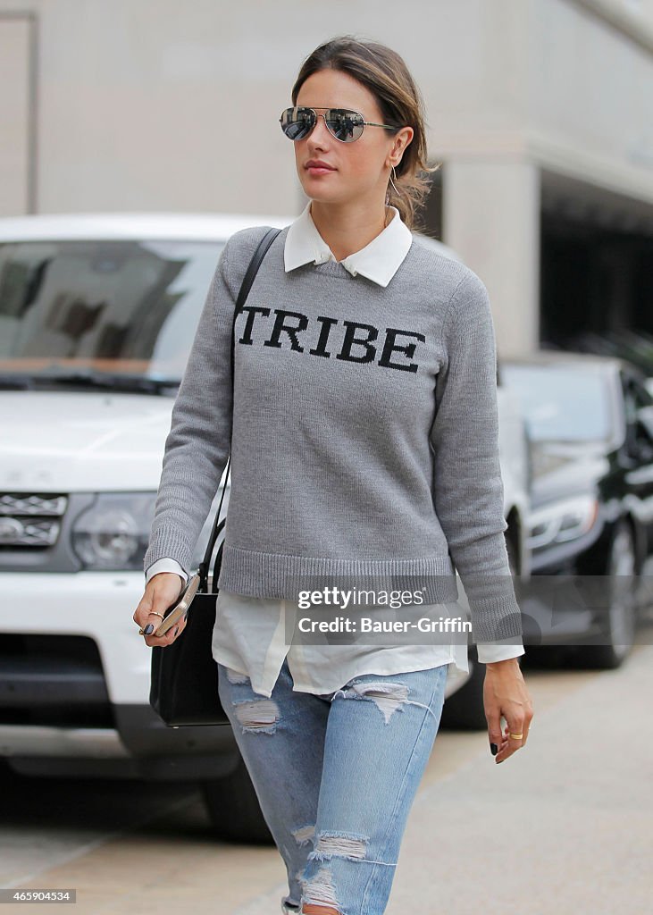 Celebrity Sightings In Los Angeles - March 11, 2015