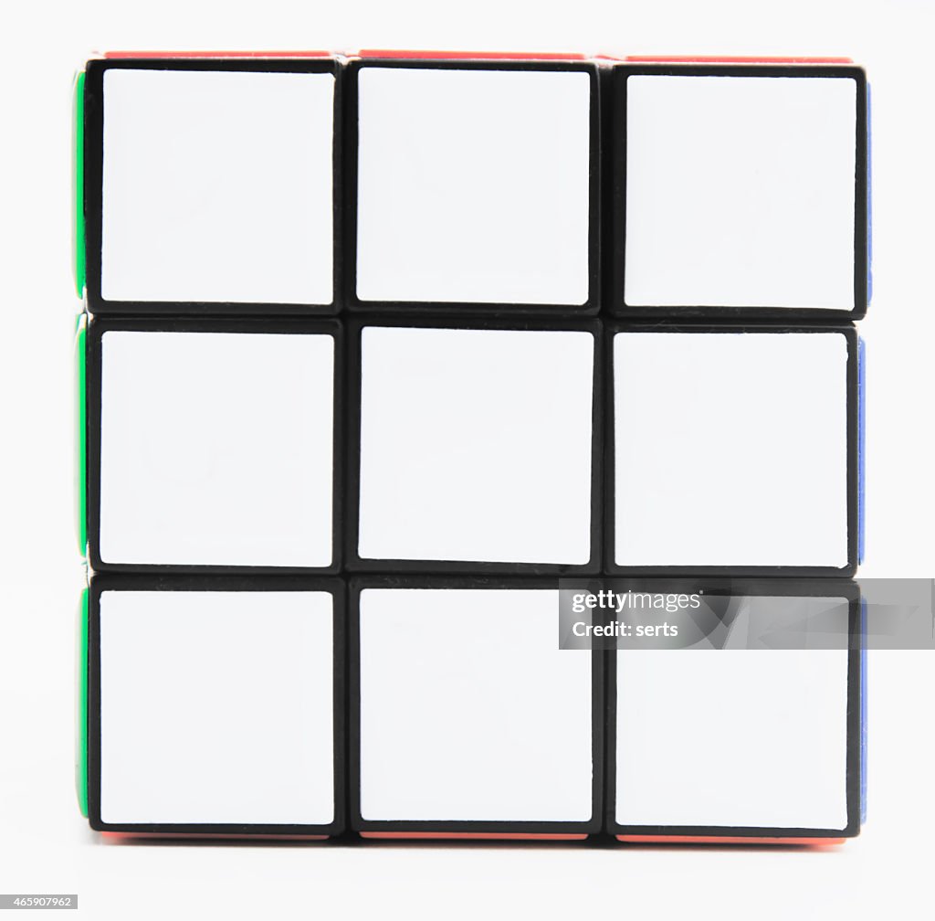White side of Rubik's Cube