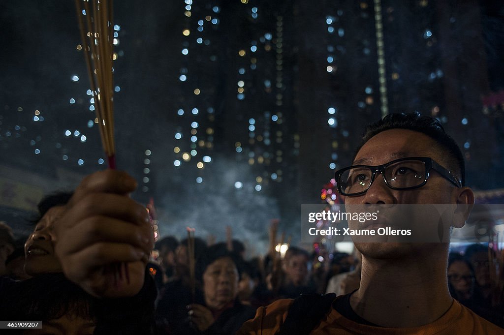 Chinese New Year Celebrated In Hong Kong