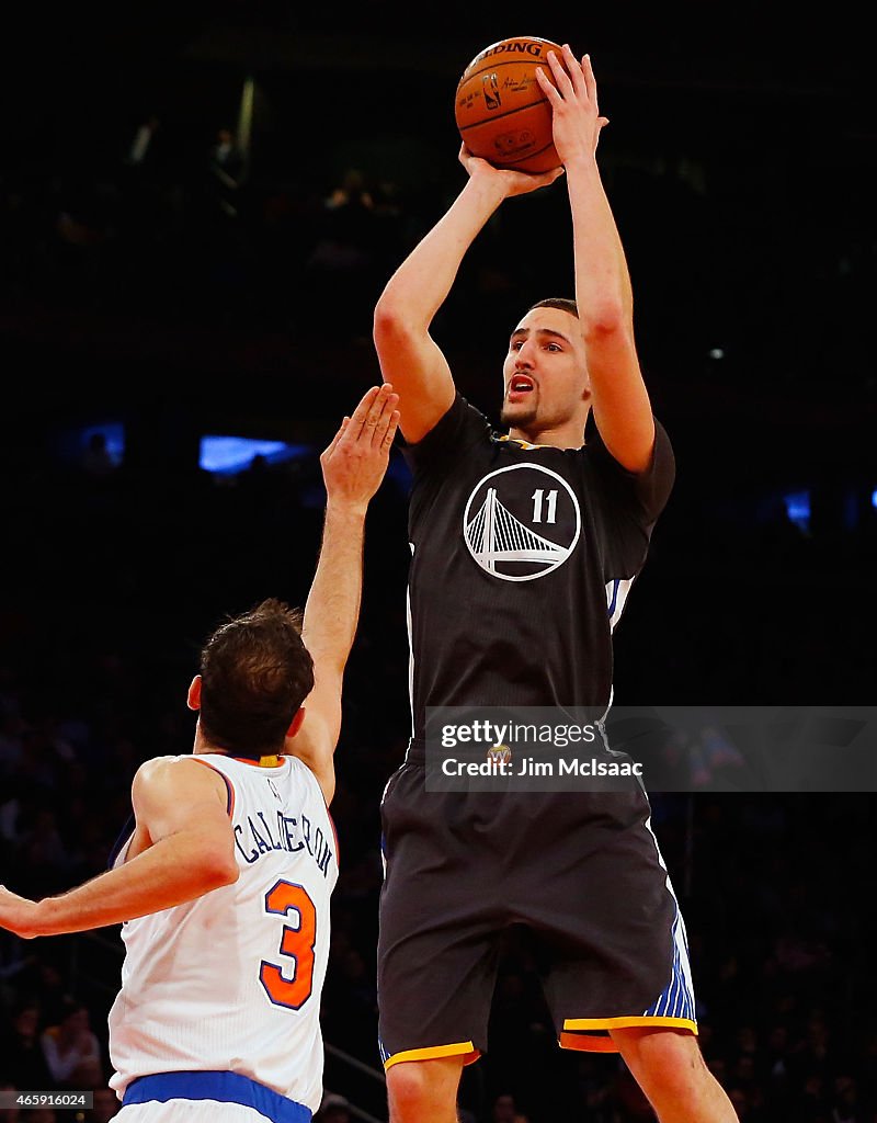 Golden State Warriors v New York Knicks