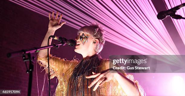 Vaults Singer 11 Vaults Perform At Village Underground In London Stock Photos, High ...