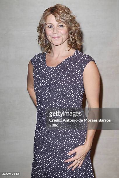 Anne Louise Hassing attends the 'Goltzius And The Pelican Company' Premiere at the Louvre on January 29, 2014 in Paris, France.