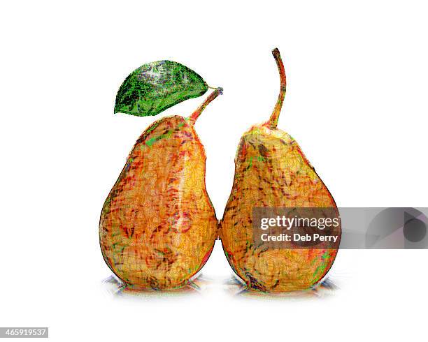 pears - traverse city stock illustrations