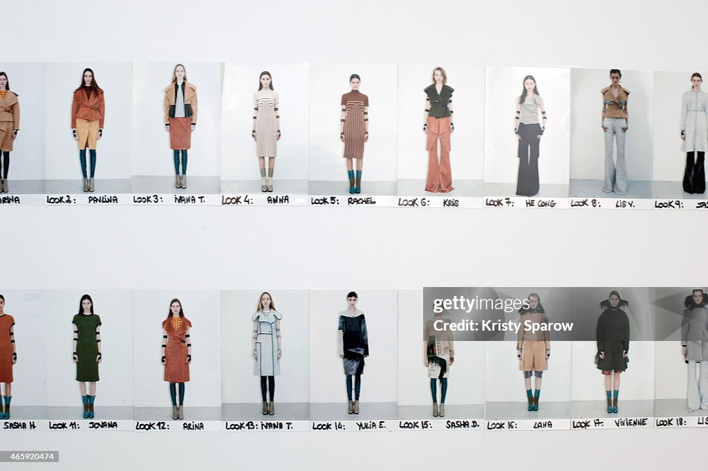 Masha Ma : Backstage - Paris Fashion Week Womenswear Fall/Winter 2015/2016