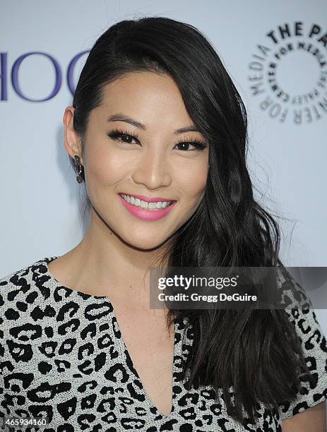 Actress Arden Cho arrives at the 32nd Annual PALEYFEST LA - "Teen Wolf" at Dolby Theatre on March 11, 2015 in Hollywood, California.