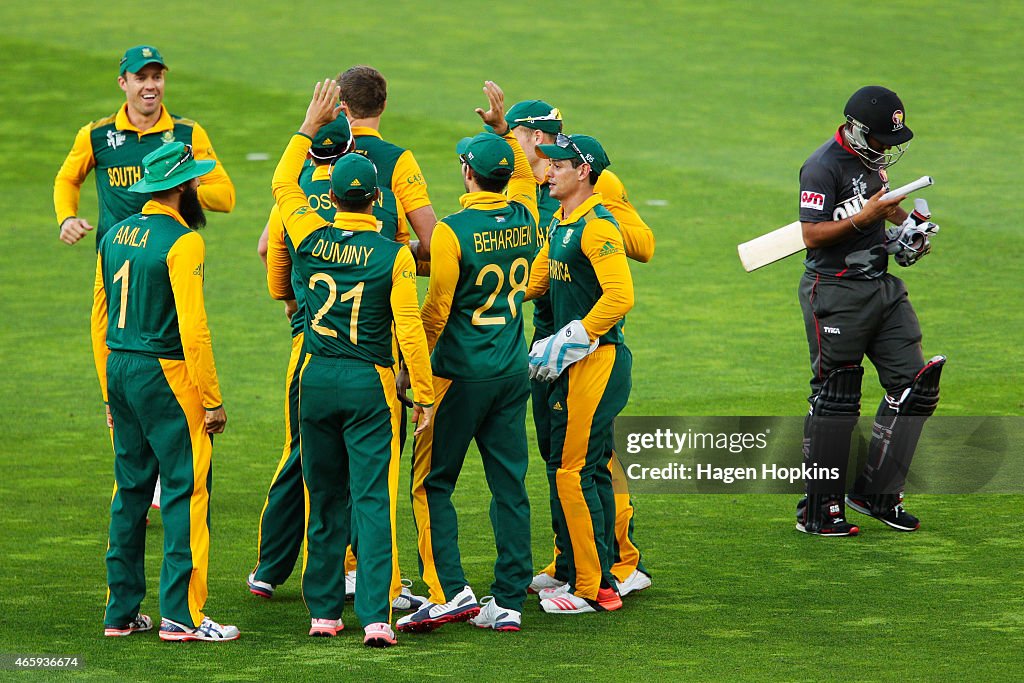 South Africa v United Arab Emirates - 2015 ICC Cricket World Cup