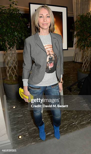 Natalie Appleton attends 'Kate Moss At The Savoy', an exhibition of never before seen photographers of Kate Moss presented by Zebra One Gallery, at...