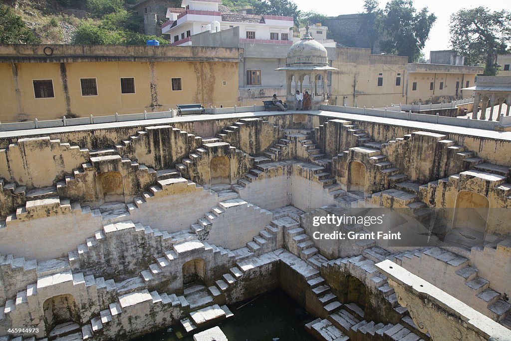 View of water well.