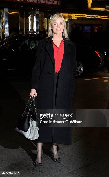 Tamsin Outhwaite attends 'Kate Moss At The Savoy', an exhibition of never before seen photographies of Kate Moss, at The Savoy Hotel on January 30,...