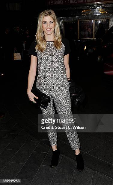 Ashley James attends 'Kate Moss At The Savoy', an exhibition of never before seen photographies of Kate Moss, at The Savoy Hotel on January 30, 2014...