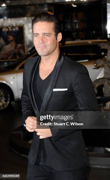 Spencer Matthews attends 'Kate Moss At The Savoy', an exhibition of never before seen photographies of Kate Moss, at The Savoy Hotel on January 30,...