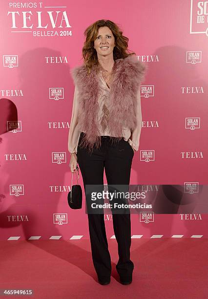 Veronica Mengod attends 'T de Telva' beauty awards 2014 at the Palace Hotel on January 30, 2014 in Madrid, Spain.
