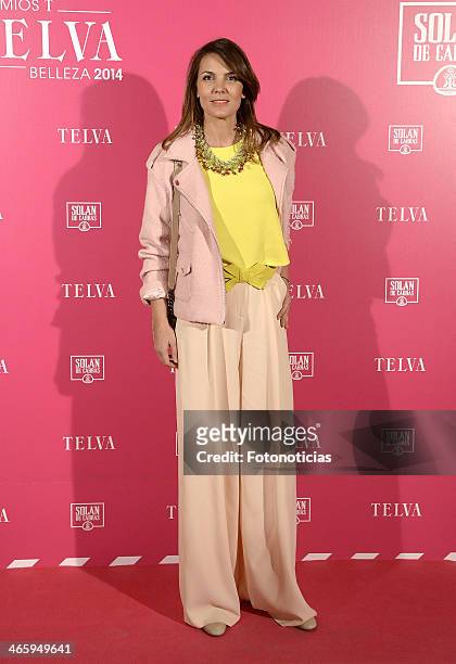 Mar Flores attends 'T de Telva' beauty awards 2014 at the Palace Hotel on January 30, 2014 in Madrid, Spain.
