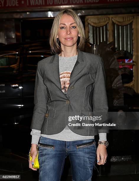 Natalie Appleton attends 'Kate Moss At The Savoy', an exhibition of never before seen photographies of Kate Moss, at The Savoy Hotel on January 30,...