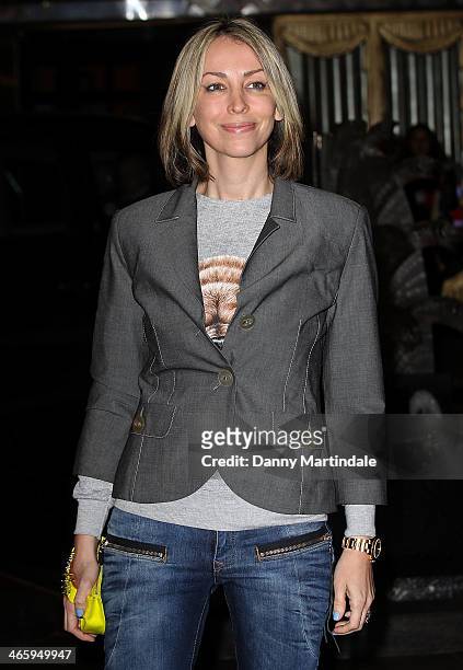 Natalie Appleton attends 'Kate Moss At The Savoy', an exhibition of never before seen photographies of Kate Moss, at The Savoy Hotel on January 30,...