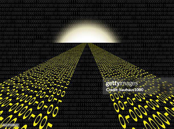 cyberspace information highway - cyber warfare stock illustrations