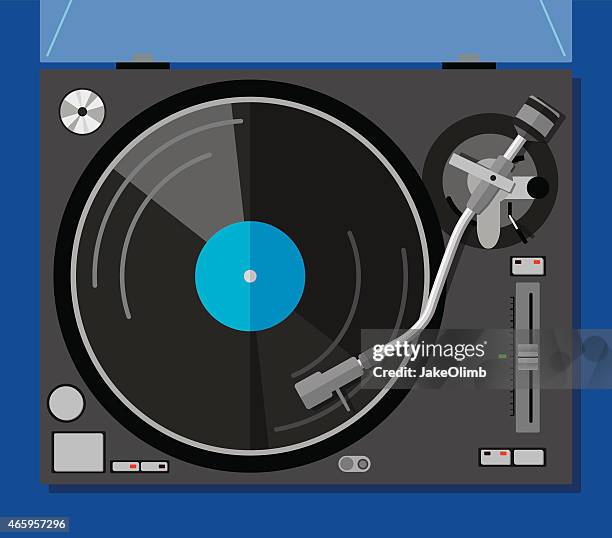 turntable - soundtrack stock illustrations