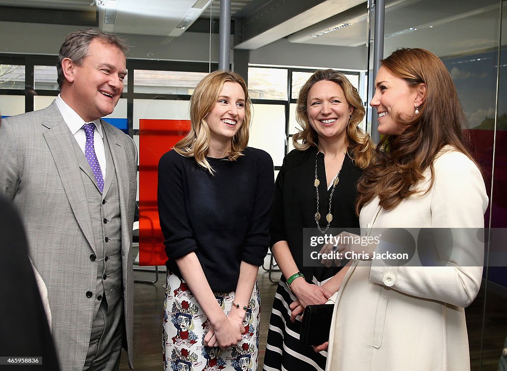 The Duchess Of Cambridge Visits The Set Of Downton Abbey At Ealing Studios