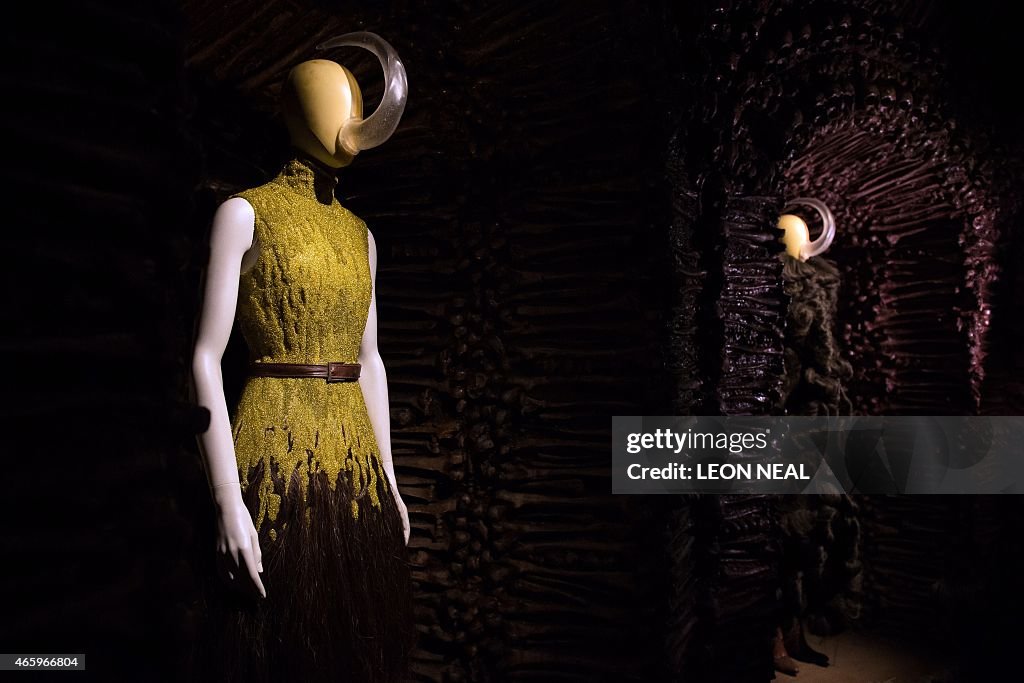 BRITAIN-ART-FASHION-MCQUEEN-EXHIBITION