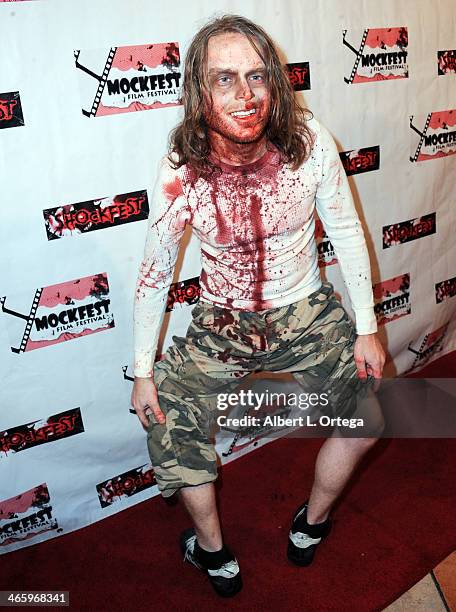 Actor Martin Pierron attends the ShockFest Film Festival Awards held at Raleigh Studios on January 11, 2014 in Los Angeles, California.