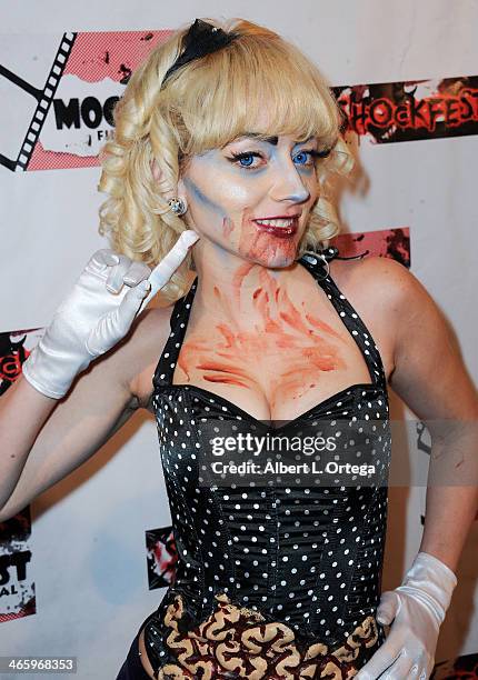 Actress Brittany JonBenet Ramsey attends the ShockFest Film Festival Awards held at Raleigh Studios on January 11, 2014 in Los Angeles, California.