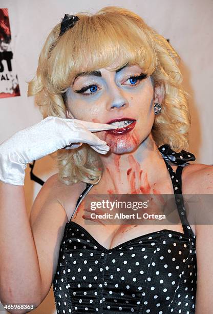 Actress Brittany JonBenet Ramsey attends the ShockFest Film Festival Awards held at Raleigh Studios on January 11, 2014 in Los Angeles, California.