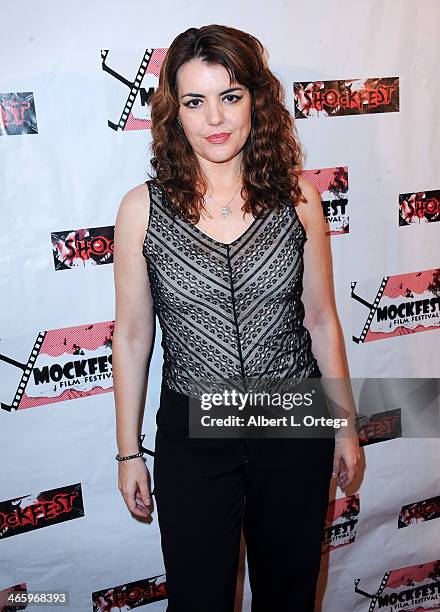 Actress Monica Ramon attends the ShockFest Film Festival Awards held at Raleigh Studios on January 11, 2014 in Los Angeles, California.