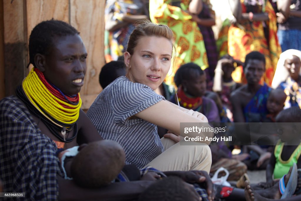 Scarlett Johansson Visits Kenya