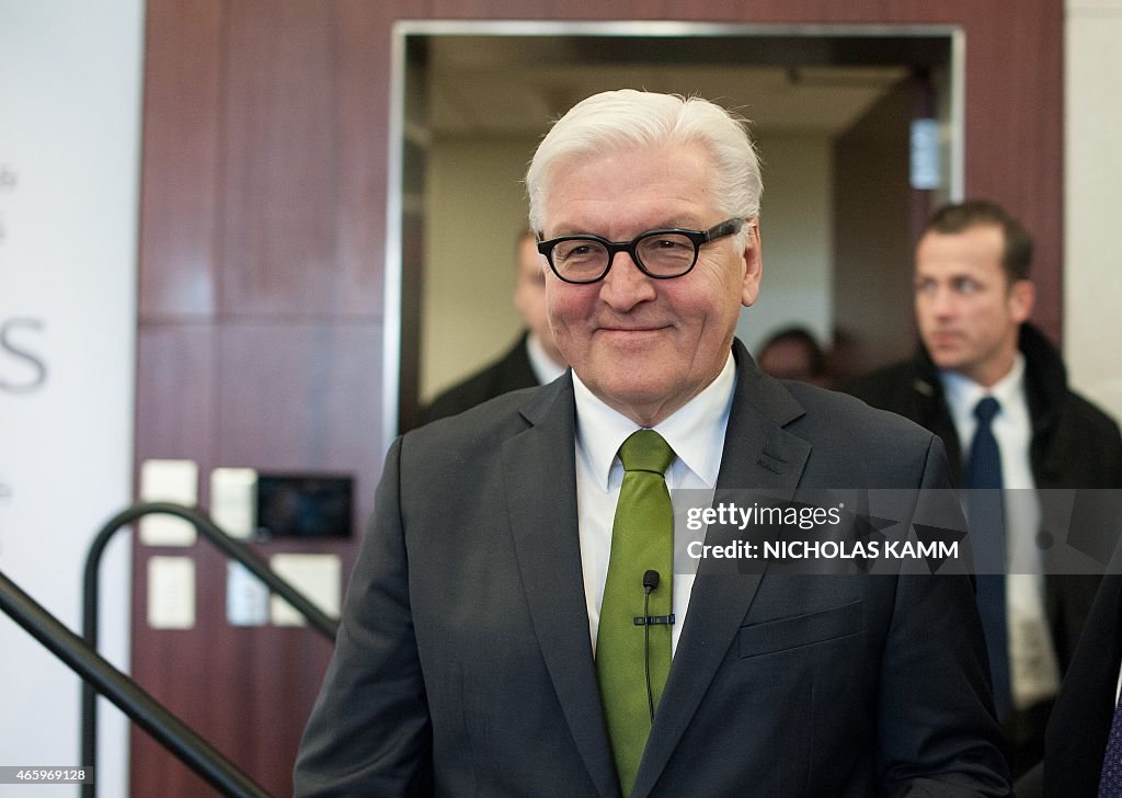 US-GERMANY-STEINMEIER