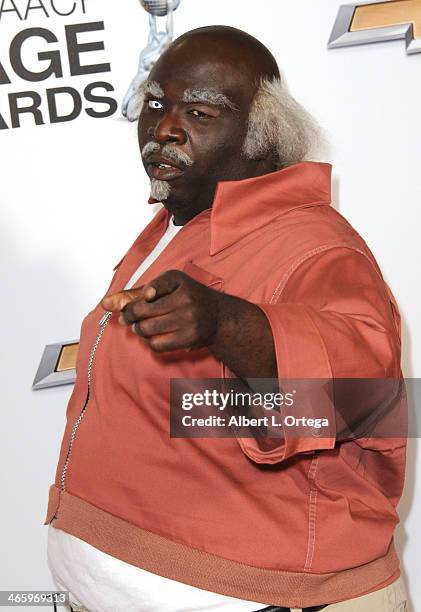 Actor Gary Anthony Williams as Uncle Ruckus of The Boondocks arrives for the 44th NAACP Image Awards held at the Shrine Auditorium on February 1,...