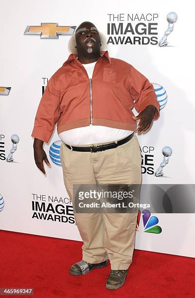 Actor Gary Anthony Williams as Uncle Ruckus of The Boondocks arrives for the 44th NAACP Image Awards held at the Shrine Auditorium on February 1,...