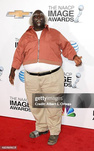 Actor Gary Anthony Williams as Uncle Ruckus of The Boondocks arrives for the 44th NAACP Image Awards held at the Shrine Auditorium on February 1,...