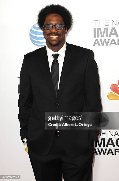 Talkshow host W. Kamau Bell arrives for the 44th NAACP Image Awards held at the Shrine Auditorium on February 1, 2013 in Los Angeles, California.