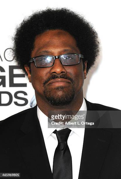 Talkshow host W. Kamau Bell arrives for the 44th NAACP Image Awards held at the Shrine Auditorium on February 1, 2013 in Los Angeles, California.