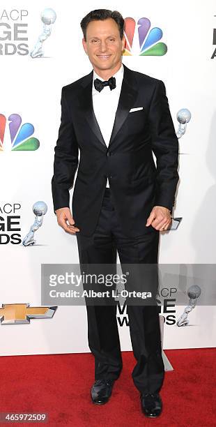 Actor Tony Goldwyn arrives for the 44th NAACP Image Awards held at the Shrine Auditorium on February 1, 2013 in Los Angeles, California.