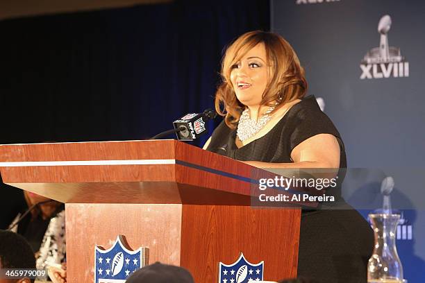 Founder and Executive Producer of the Super Bowl Gospel Celebration Melanie Few-Harrison attends the Super Bowl Gospel Celebration Concert Press...